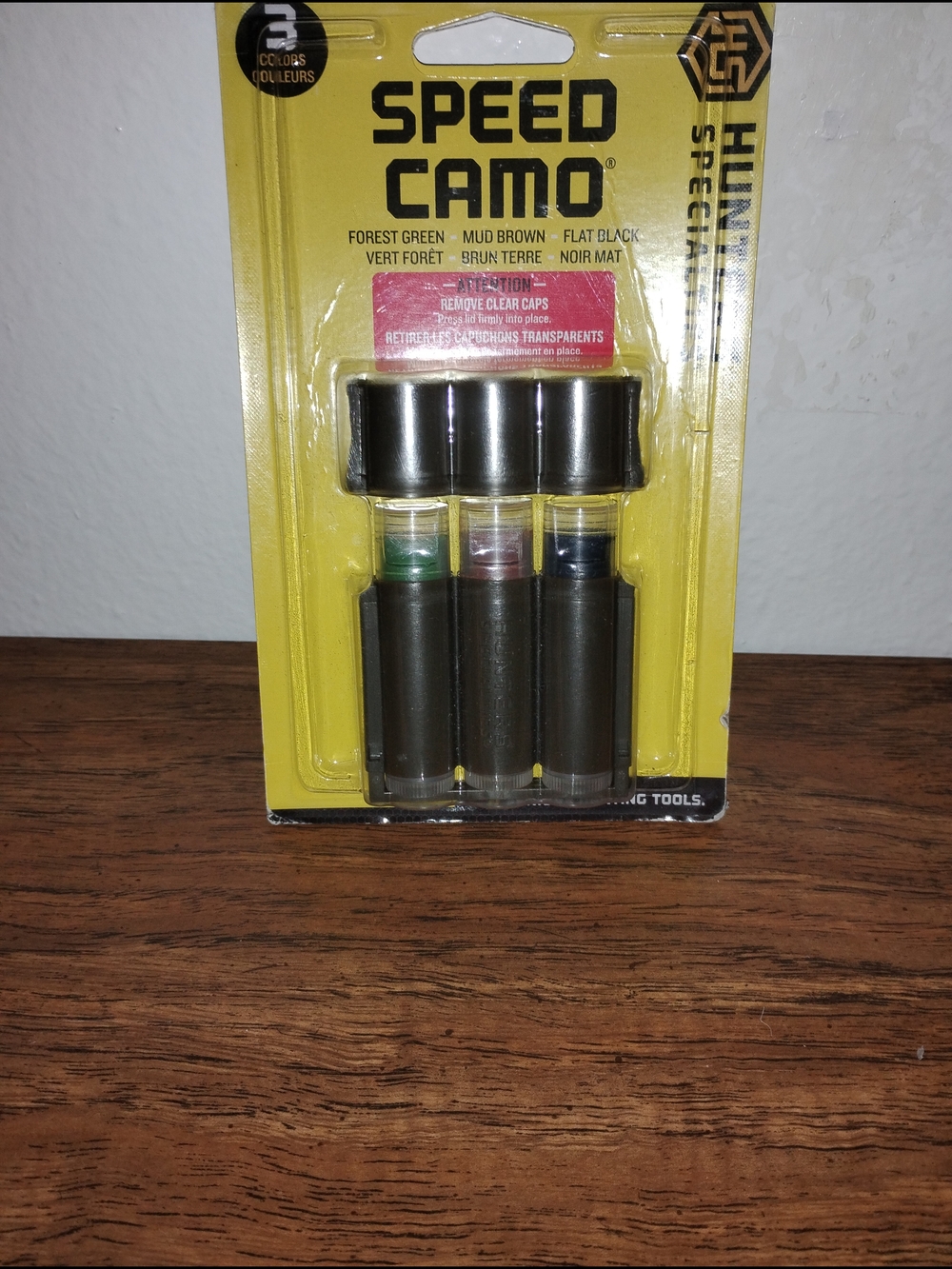 Source Unknown Speed Camo Shotgun Snap Caps in Green, Brown, Black